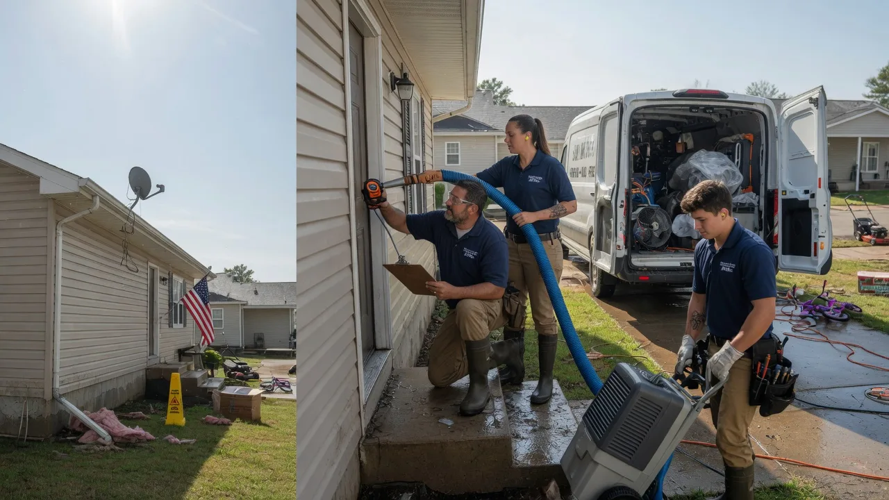 Ceiling Water Damage Restoration in Shipshewana, IN near me